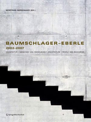 cover image of Baumschlager-Eberle 2002–2007